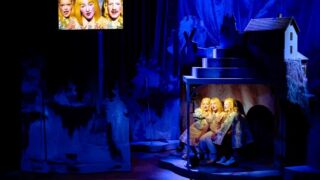 3 spelers die spelen in de voorstelling dag poes