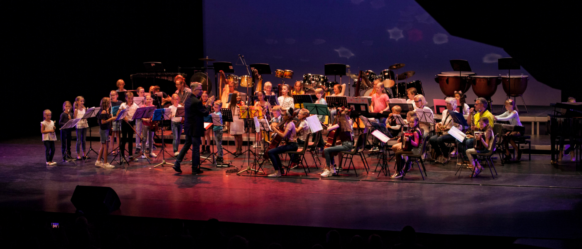 Het orkest van Muziekschool Boedijn