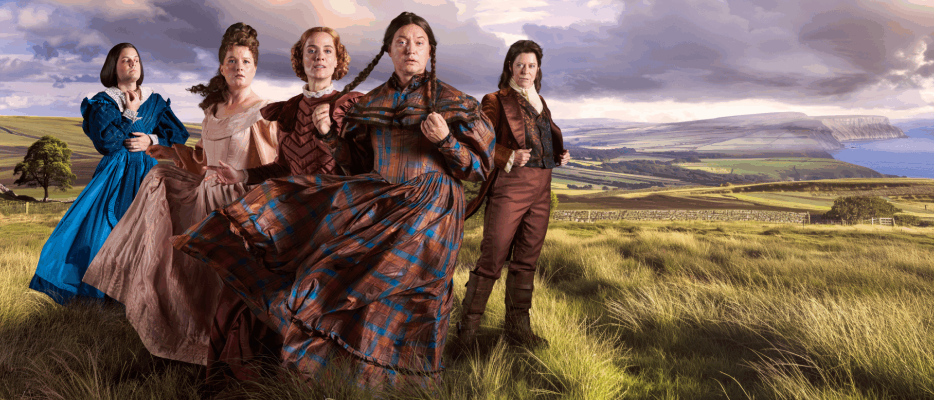 Geïnspireerd op het leven van de literaire gezusters Charlotte, Emily en Anne Brontë