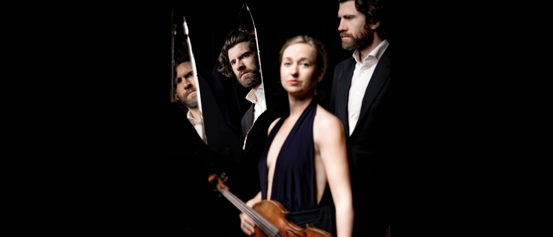 Benja Bruijning en Ragazze Quartet portretfoto voorstelling Kreutzersonate