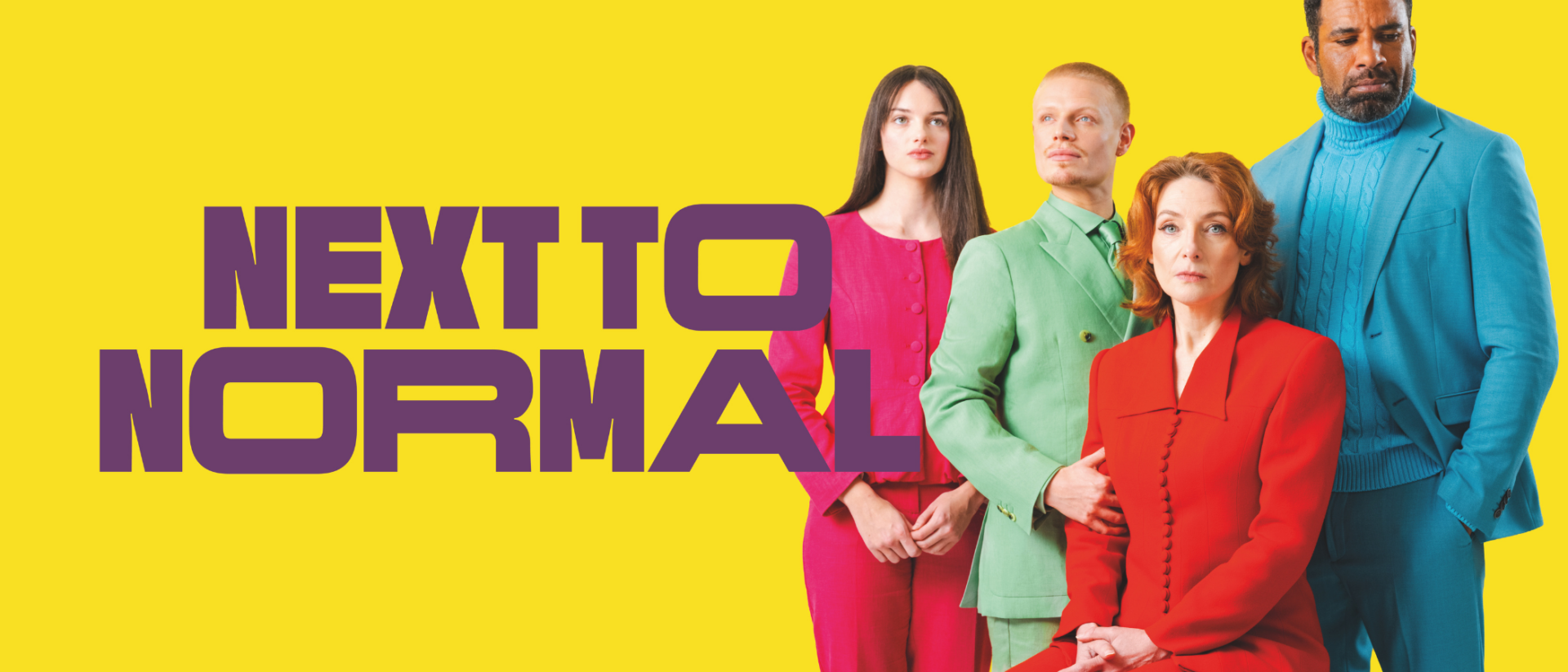 Willemijn Verkaik en cast in kleurrijke outfits voor musical Next to Normal in Hoorn