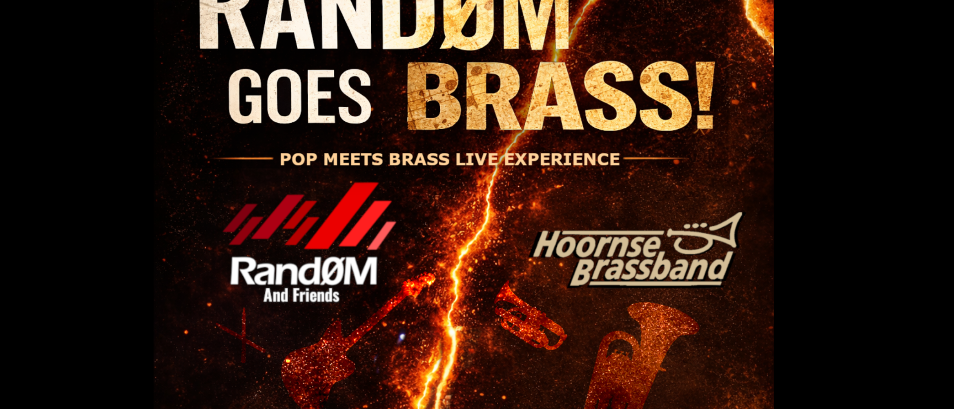 RandØM And Friends en Hoornse Brassband – Random Goes Brass, pop meets brass live experience