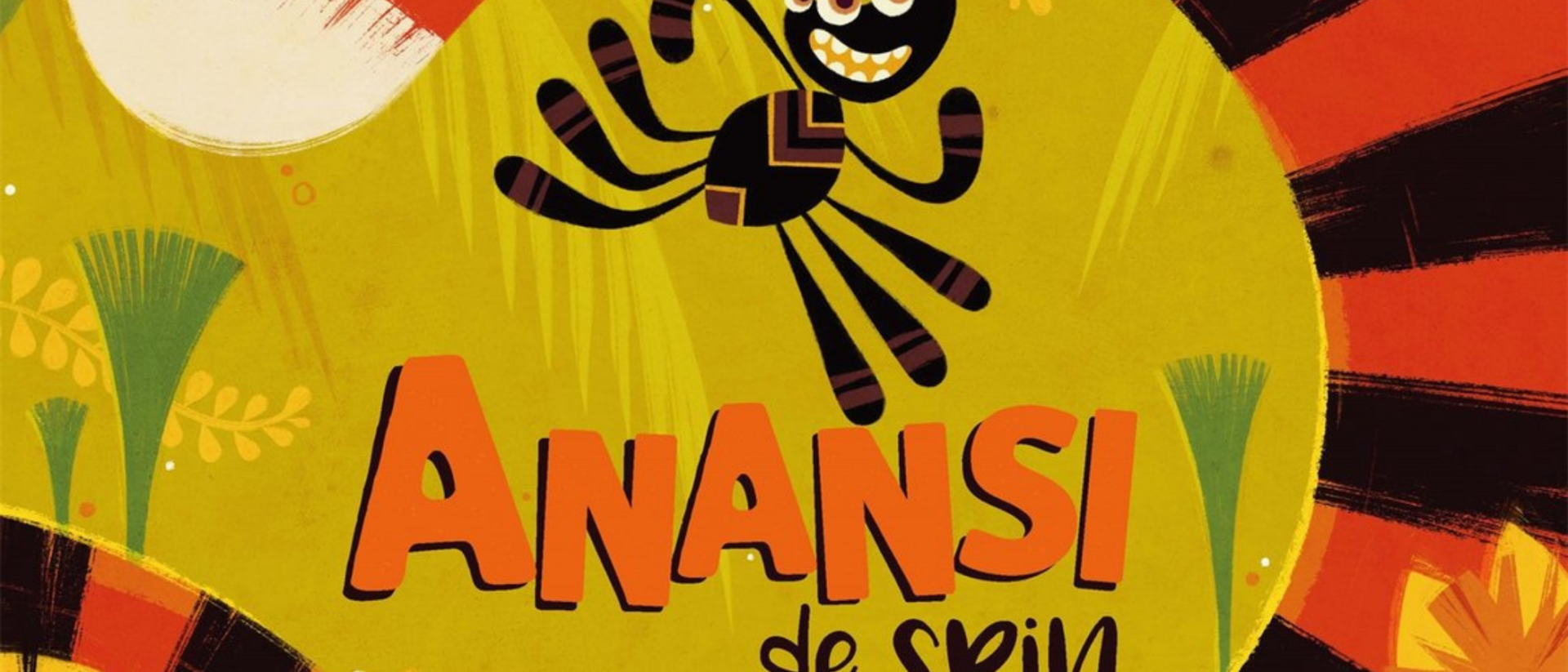 Boekomslag Anansi de Spin en de Gulzige Tijger Prentenboekjesfestival Hoorn